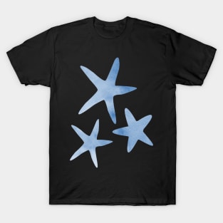 Blue Starfish Artwork T-Shirt